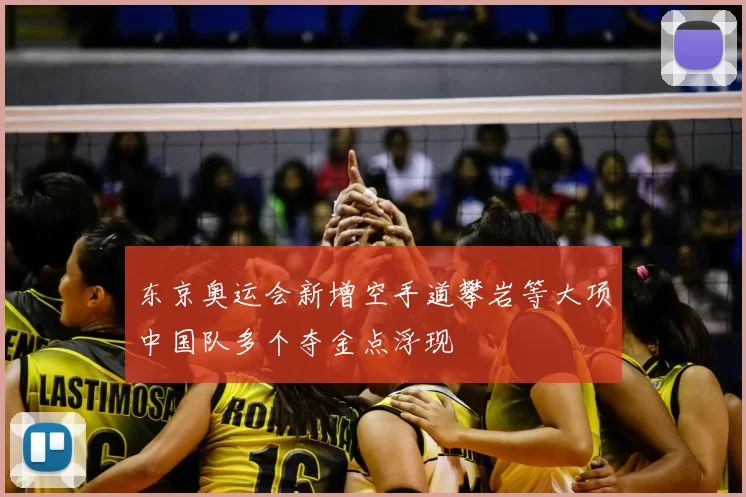 东京奥运会新增空手道攀岩等大项中国队多个夺金点浮现