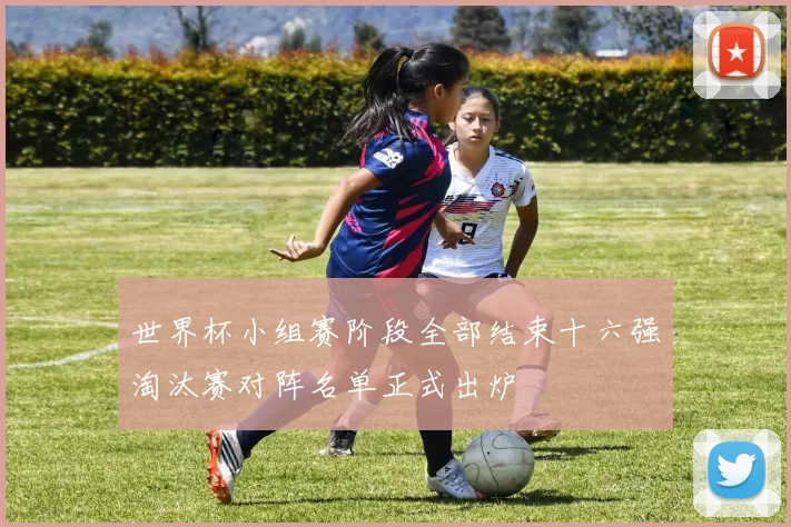 世界杯小组赛阶段全部结束十六强淘汰赛对阵名单正式出炉